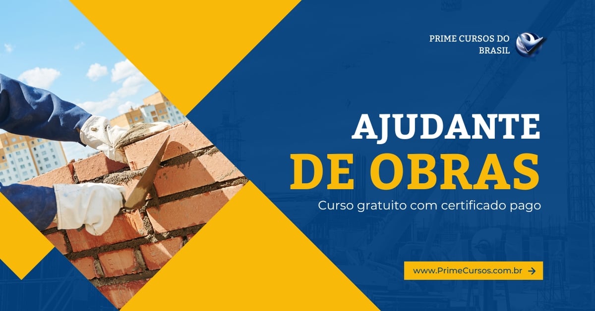 Curso de Ajudante de Obras