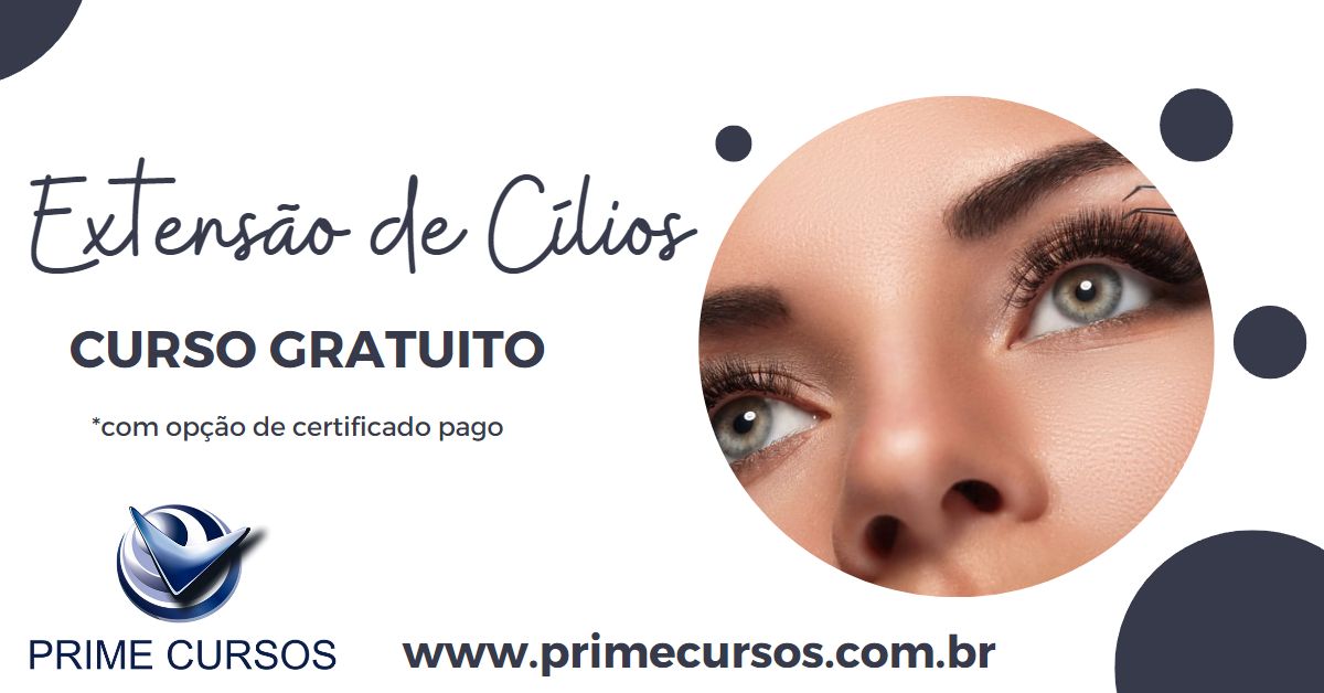 Curso de Extensão de Cílios