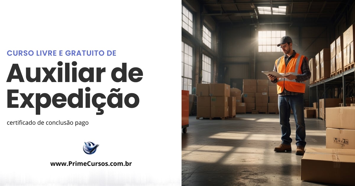 Curso de Auxiliar de Expedição