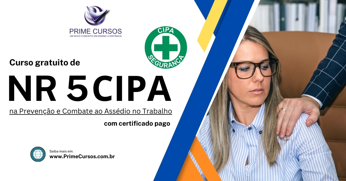 Curso de NR 5 - CIPA na Prevenção e Combate ao Assédio no Trabalho