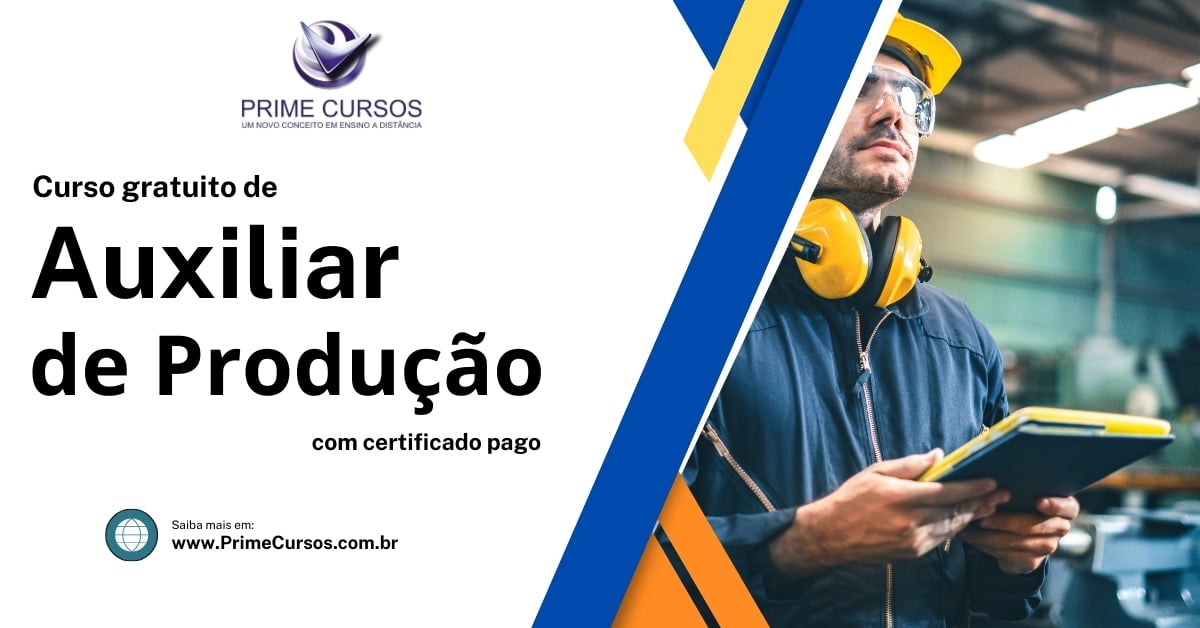 Curso de Auxiliar de Produção