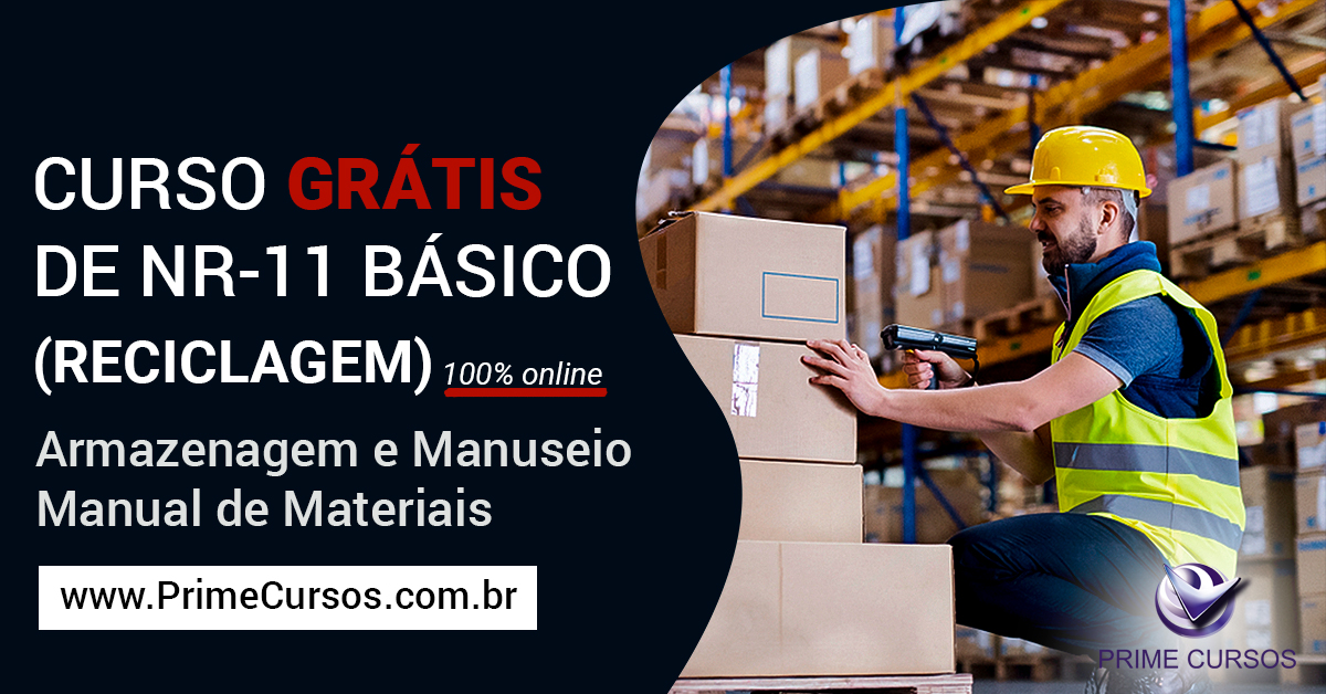 Curso de NR 11 Básico - Armazenagem e Manuseio Manual de Materiais