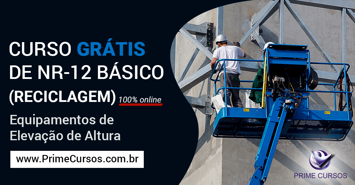 Curso de NR 12 Básico - Segurança no Trabalho em Equipamentos de Elevação de Altura