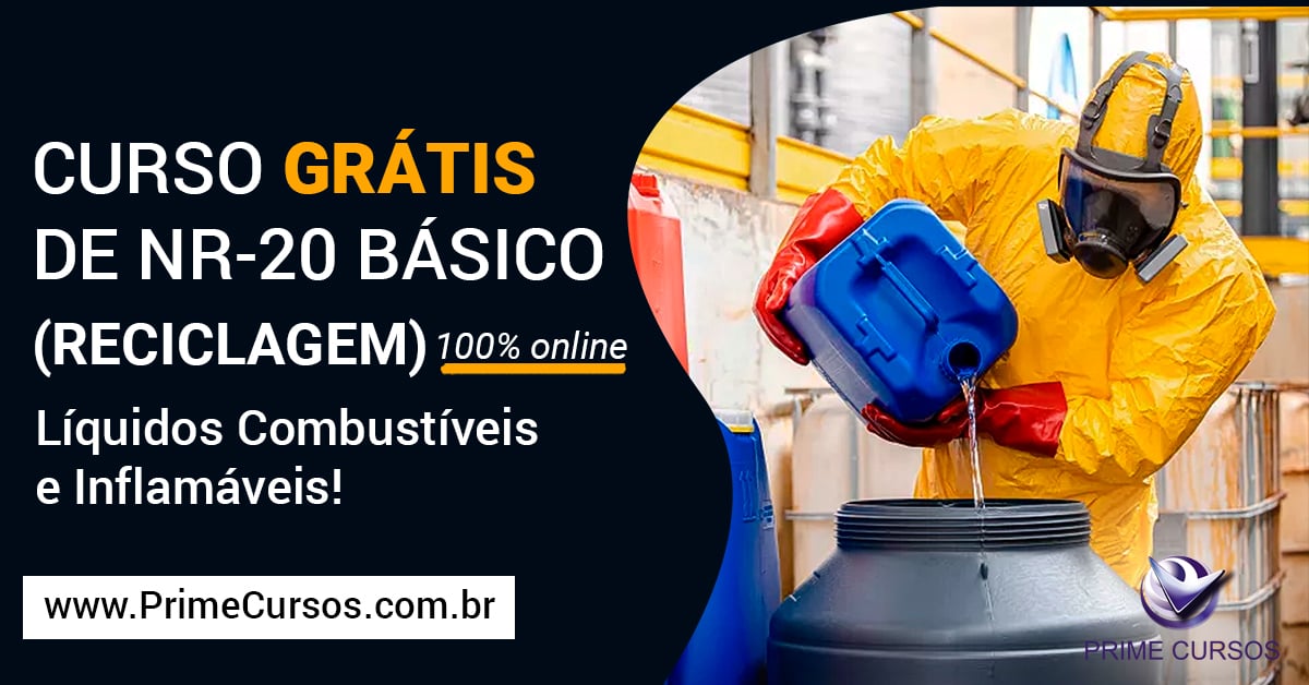 Curso de NR 20 Básico - Líquidos Combustíveis e Inflamáveis