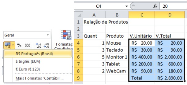 Formatação