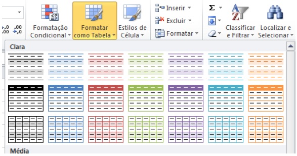 Formatação